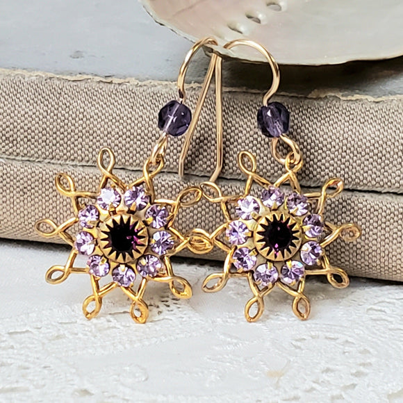 Vintage Rhinestone Earrings