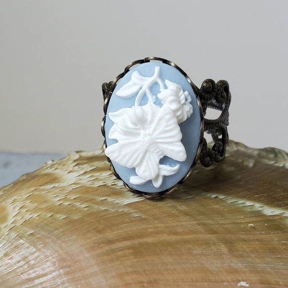 Butterfly Cameo Ring