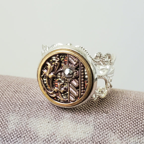 1880's Paris Button Ring