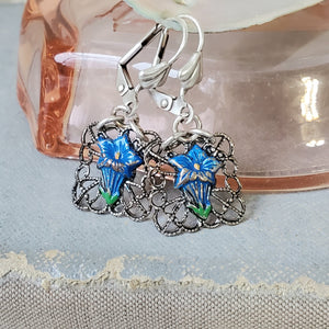 Vintage Floral Earrings