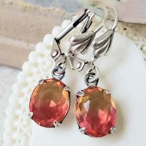 Vintage Rhinestone Earrings