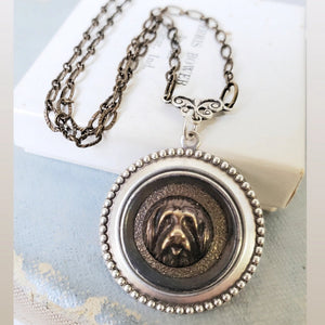 1880's Dog Button Necklace