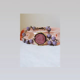 Vintage Amethyst Intaglio Cameo Bracelet