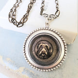 1880's Dog Button Necklace