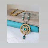 Vintage Rhinestone Long Necklace