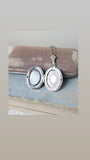 Butterfly Cameo Locket Necklace
