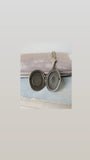 Vintage Glass Locket Necklace