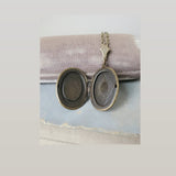 1880's Button Locket Necklace