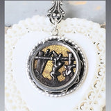 1880's Cat Button Necklace