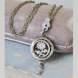 Perfume Button Necklace - Civil War Era