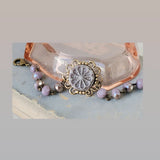 Glass Button Bracelet