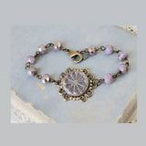 Glass Button Bracelet