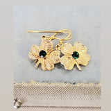 Vintage Shamrock Earrings