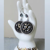 1880's Paris Button Earrings