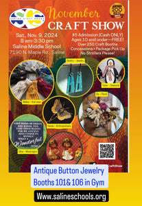 Saline Craft Show November 9th