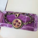 Perfume Button Bracelet - 1860's Civil War Era