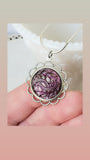 Glass Button Necklace