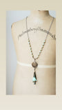 1880's Twinkle Button- Long Necklace
