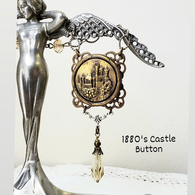 1880's castle button