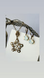 Rhinestone Necklace and Earring Set