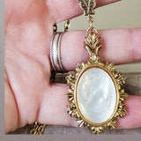 Vintage Cameo Long Necklace
