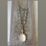 Vintage Cameo Long Necklace