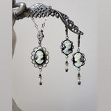 Cameo Necklace and Earring Set