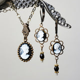 Cameo Necklace and Earring Set
