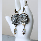1880's Paris Button Earrings