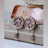 1880's Paris Button Earrings