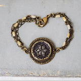 1880's Paris Star Button - Bracelet