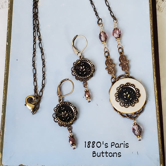 1880's Paris Button Set